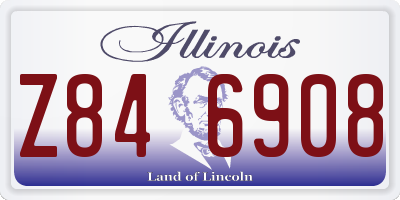 IL license plate Z846908