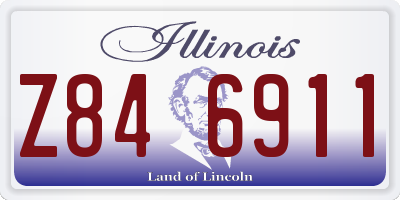 IL license plate Z846911