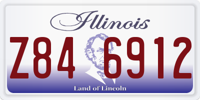 IL license plate Z846912