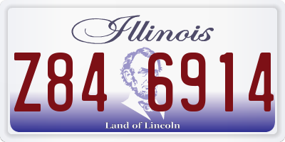 IL license plate Z846914