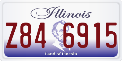 IL license plate Z846915