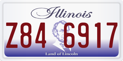 IL license plate Z846917
