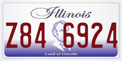 IL license plate Z846924