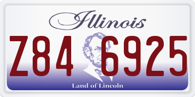 IL license plate Z846925