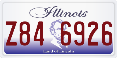 IL license plate Z846926