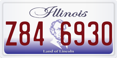 IL license plate Z846930
