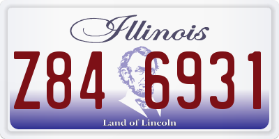 IL license plate Z846931