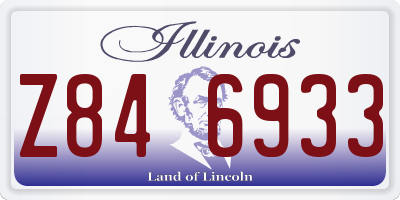 IL license plate Z846933