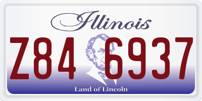 IL license plate Z846937