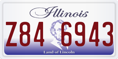 IL license plate Z846943