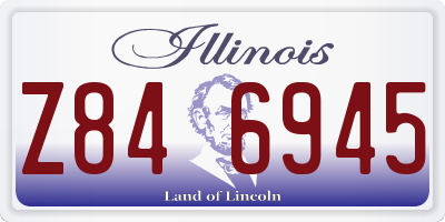 IL license plate Z846945