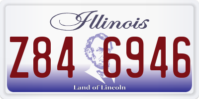 IL license plate Z846946