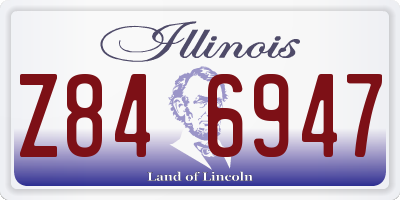 IL license plate Z846947