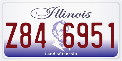 IL license plate Z846951