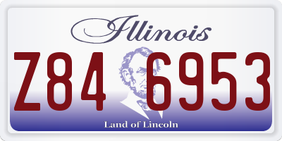 IL license plate Z846953