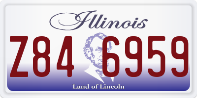 IL license plate Z846959