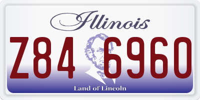 IL license plate Z846960