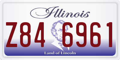 IL license plate Z846961