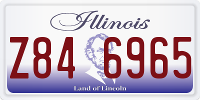 IL license plate Z846965