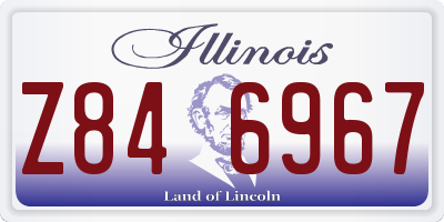 IL license plate Z846967
