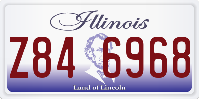 IL license plate Z846968