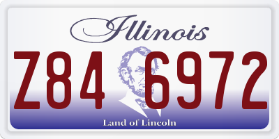 IL license plate Z846972