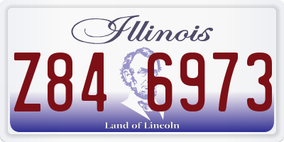 IL license plate Z846973