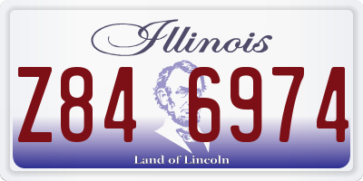 IL license plate Z846974