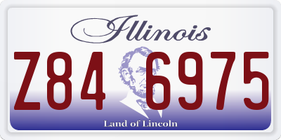 IL license plate Z846975