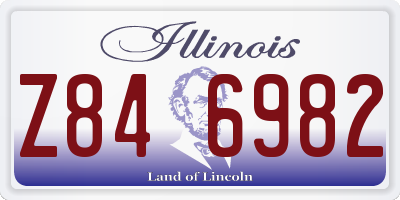 IL license plate Z846982