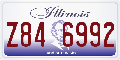 IL license plate Z846992