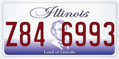 IL license plate Z846993