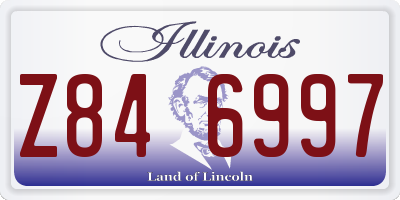 IL license plate Z846997