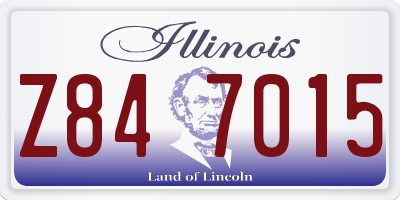 IL license plate Z847015