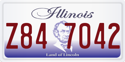 IL license plate Z847042