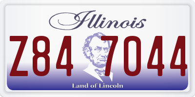 IL license plate Z847044