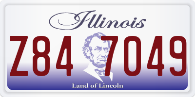 IL license plate Z847049