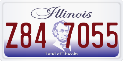 IL license plate Z847055