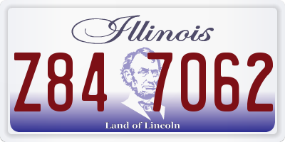 IL license plate Z847062