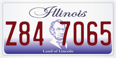 IL license plate Z847065