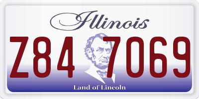 IL license plate Z847069