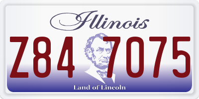 IL license plate Z847075