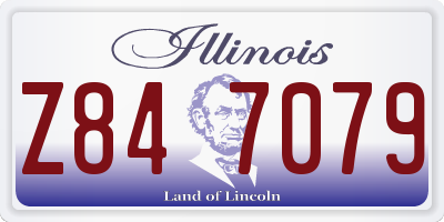 IL license plate Z847079