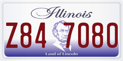 IL license plate Z847080
