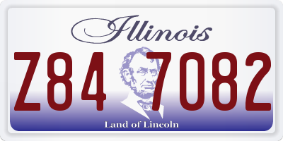 IL license plate Z847082