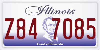IL license plate Z847085