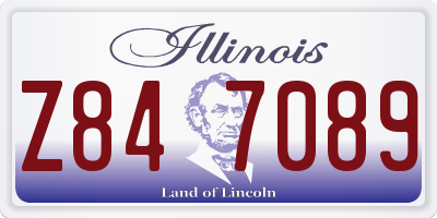 IL license plate Z847089