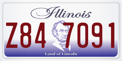 IL license plate Z847091