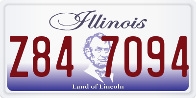 IL license plate Z847094