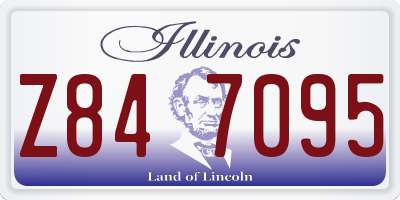 IL license plate Z847095